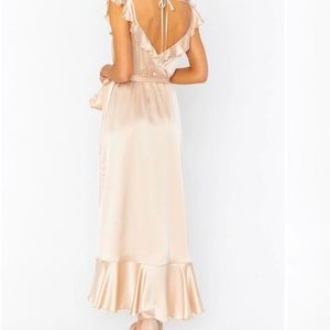 MUMU bridesmaid dress